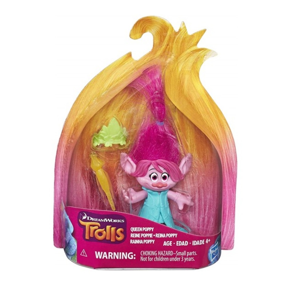 NEW DREAMWORKS TROLLS Queen Poppy Collectible Figure Kids Adult Toy Collection